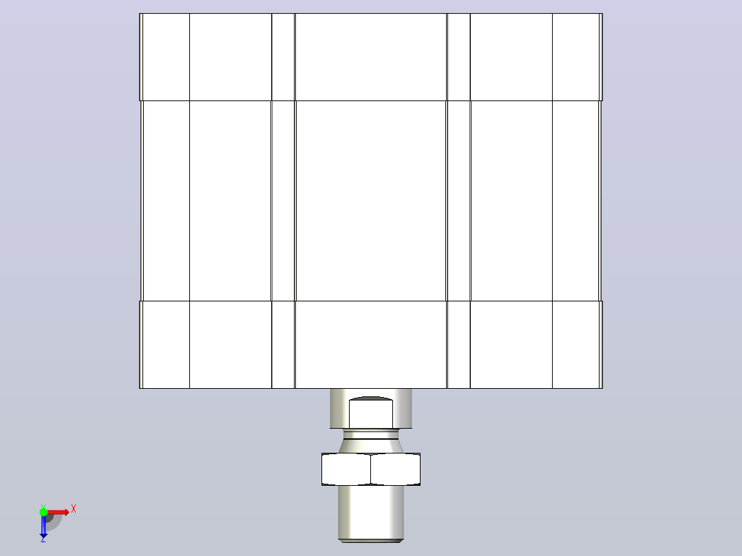 FESTO气缸ADN-100-25-A-PPS-A---_asm_0_俯视图