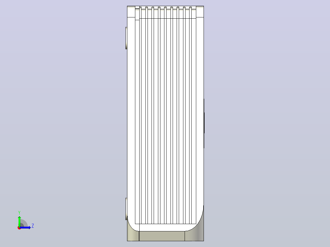 索诺夫zb zigbee  网桥左视图