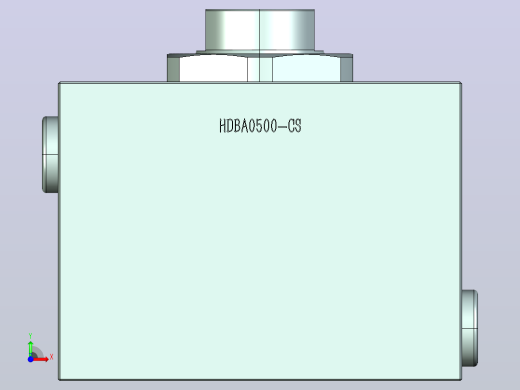 HDBA方型直线夹紧器HDBA0500-CS前视缩略图