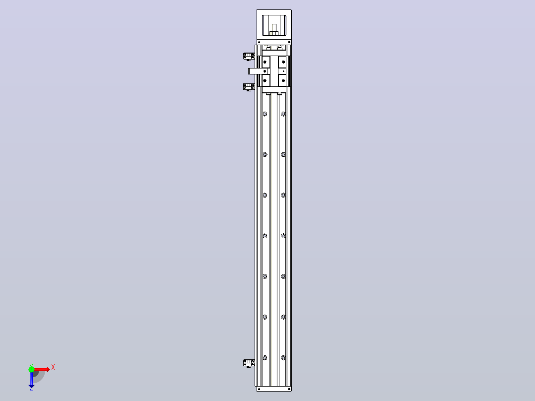 钢基模组TPA-KSR-8610C-840A1-M-F0S1俯视图