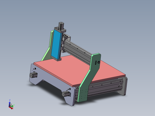 800×800数控铣床模型