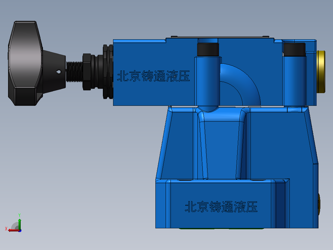 DZ10-1 先导式顺序阀后视图