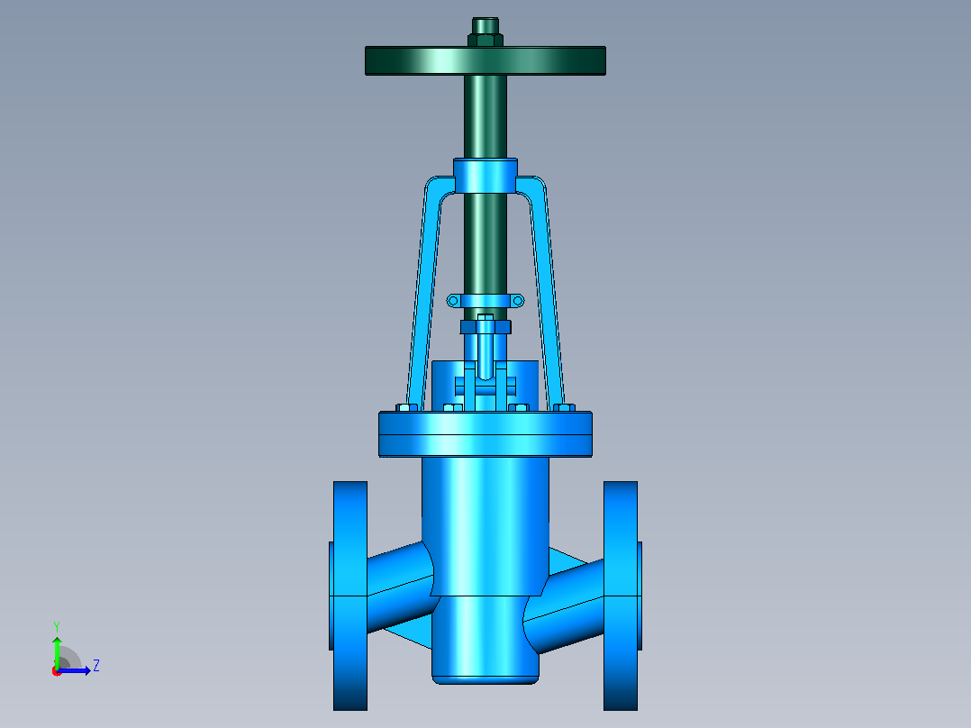 J41F46-16衬氟截止阀[J41F46-16C]15左视图