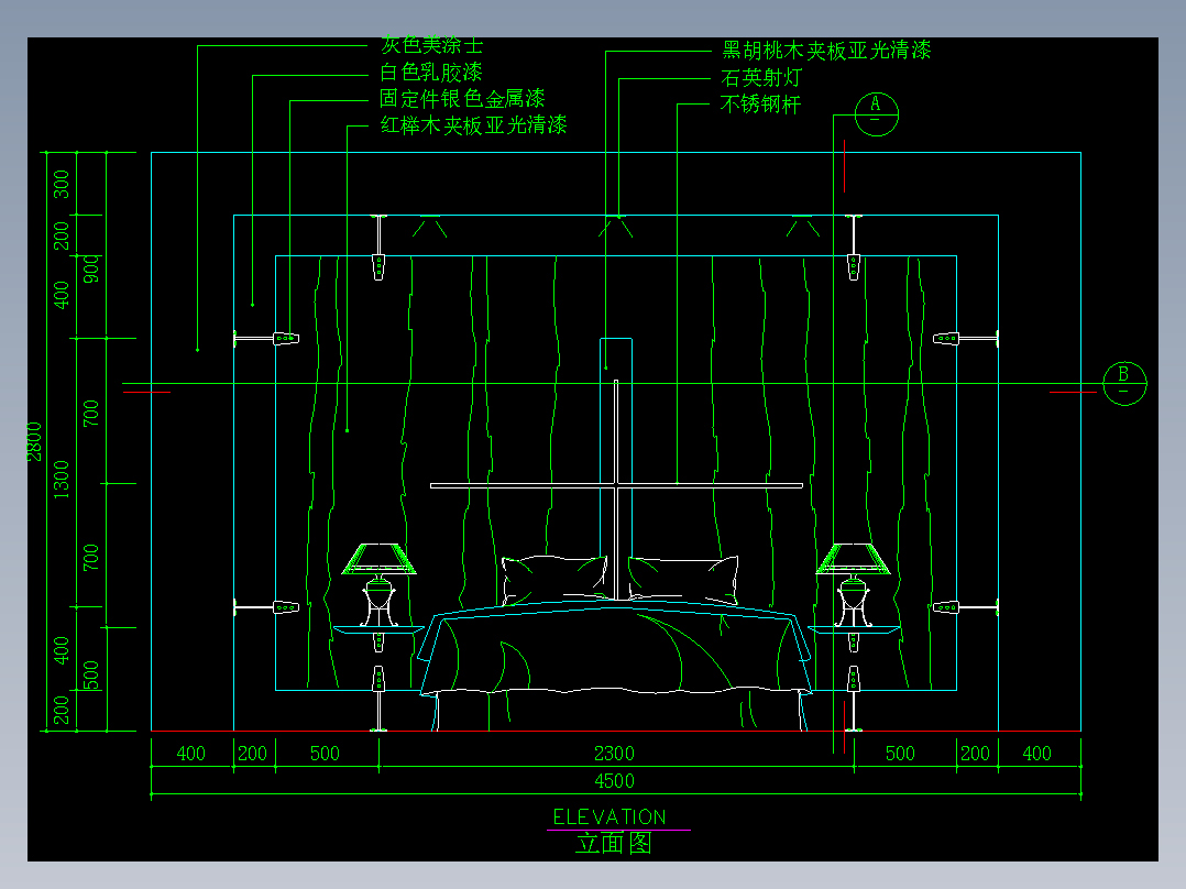 家装类CAD土块(二)-FH01074D