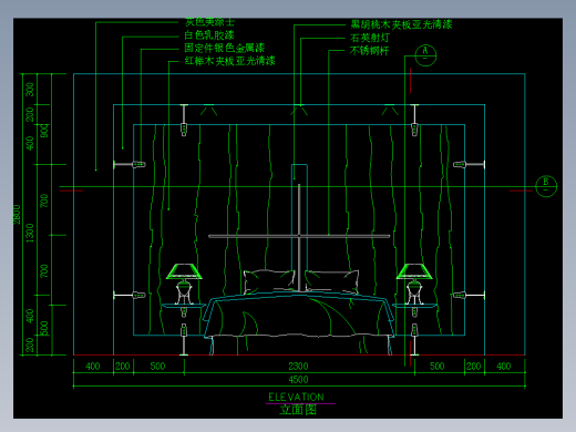 家装类CAD土块(二)-FH01074D