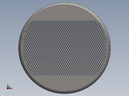 全热交换器顶部单元3D模型前视缩略图