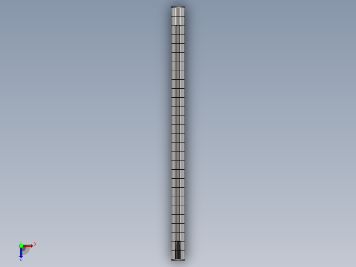 全热交换器顶部单元3D模型俯视缩略图