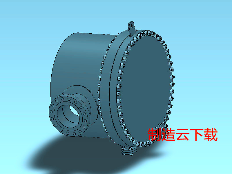 全热交换器顶部单元3D模型