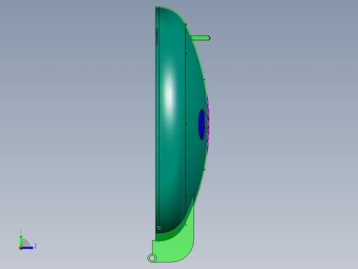锅炉炉门左视缩略图