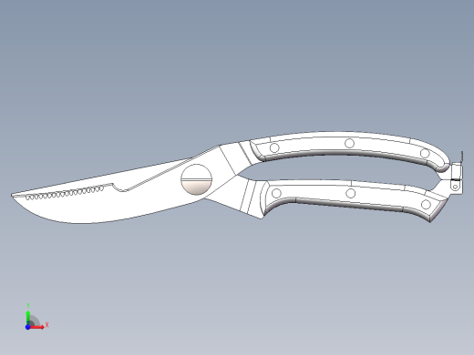 鸡骨剪刀前视缩略图