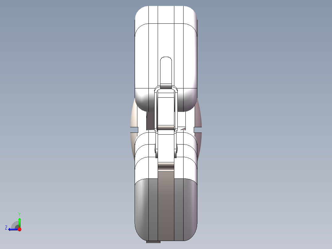 鸡骨剪刀右视图