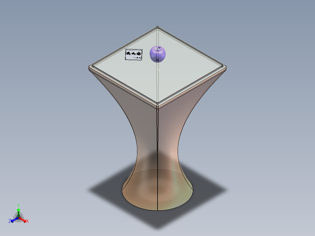 苹果正等轴测图