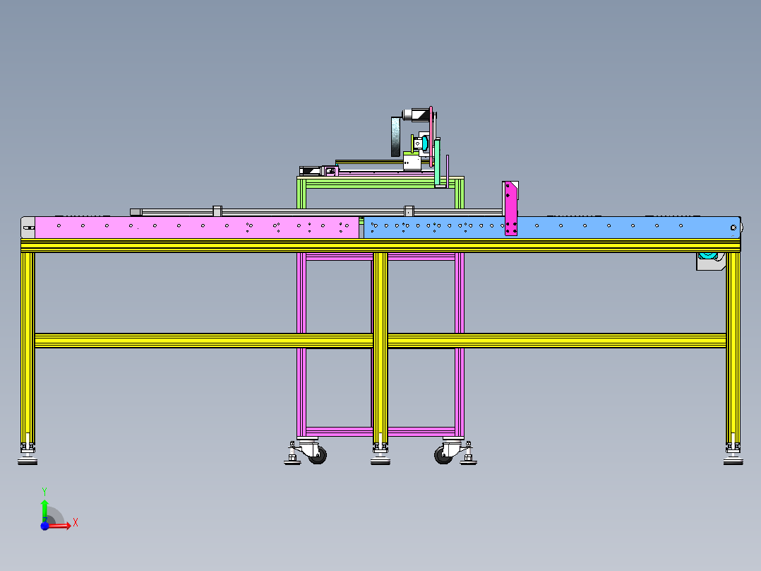 2022.09月-流水线检测机设备sw18可编辑前视图