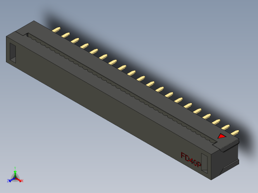 FDC-40 ( DS1018-2.54-40 )