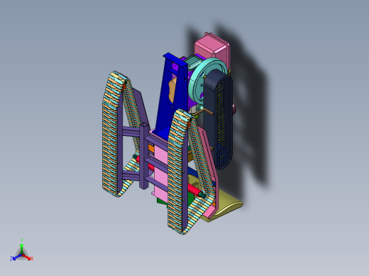 农用果园全地形履带运输车