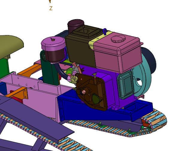 农用果园全地形履带运输车
