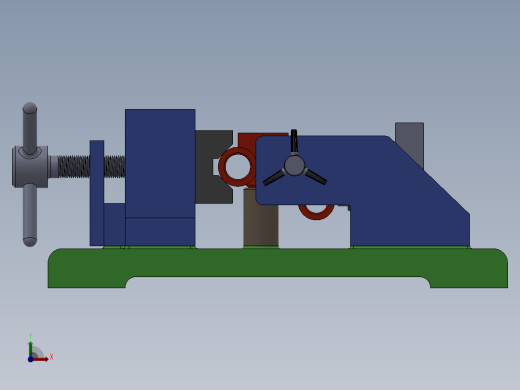 气门摇臂轴支座加工工艺及铣下底面夹具设计【含三维SolidWorks和UG】【原创】前视缩略图