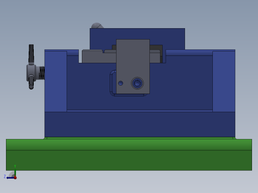 气门摇臂轴支座加工工艺及铣下底面夹具设计【含三维SolidWorks和UG】【原创】右视缩略图