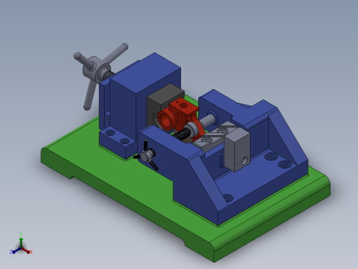 气门摇臂轴支座加工工艺及铣下底面夹具设计【含三维SolidWorks和UG】【原创】正等轴测缩略图