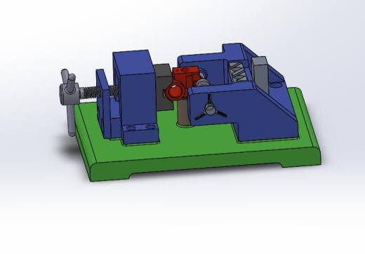 气门摇臂轴支座加工工艺及铣下底面夹具设计【含三维SolidWorks和UG】【原创】缩略图