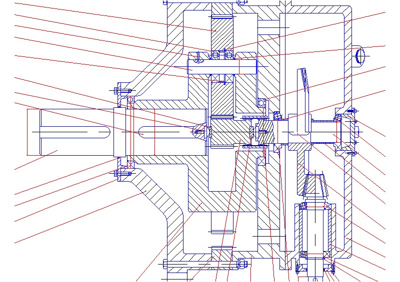 1G080--NGW行星减速器的结构设计