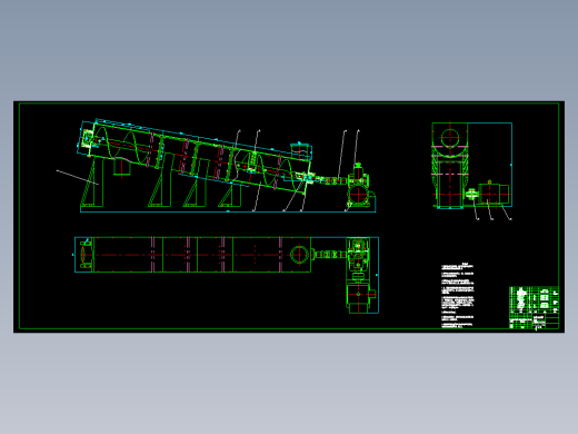 JX255-倾斜式螺旋输送机的设计及分析设计【10度】【含10张CAD图纸+说明书】