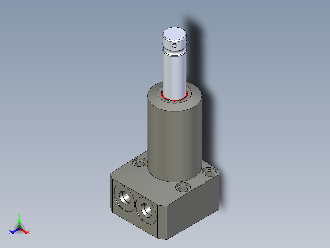 KOSMEKTLB0401-2JL-Q多系列多零件图纸模型正等轴测图
