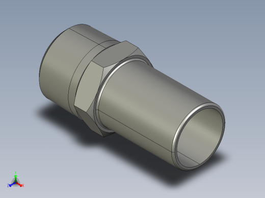 软管与硬管连接用工业通用接头0120_15_17主视缩略图
