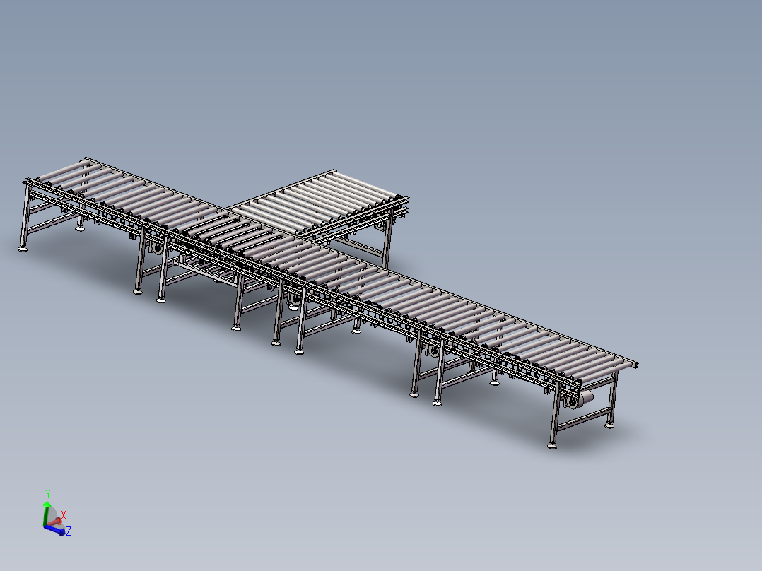 生产线辊道输送机输送流水线