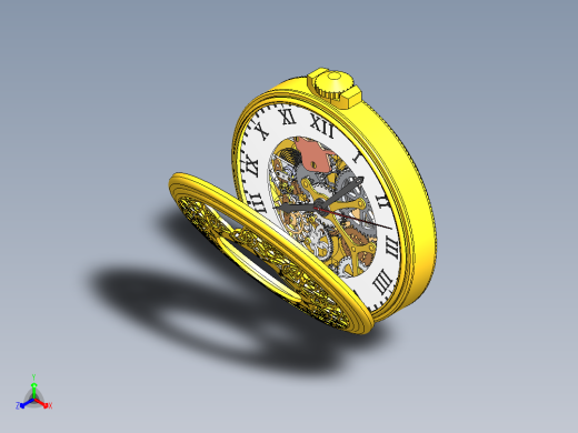 怀表正等轴测缩略图