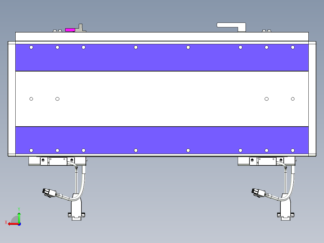 威洛博VL系列3d模型模组2VL22H1Y-S250后视图