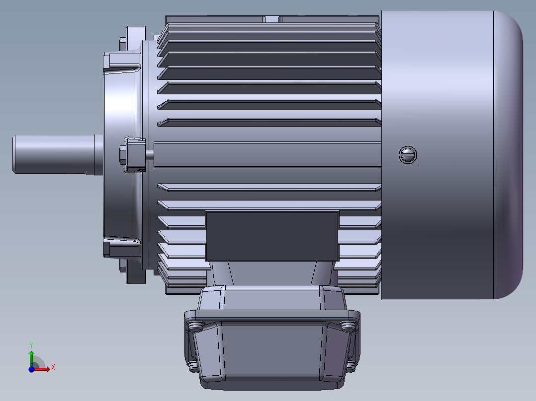 电机模型前视图
