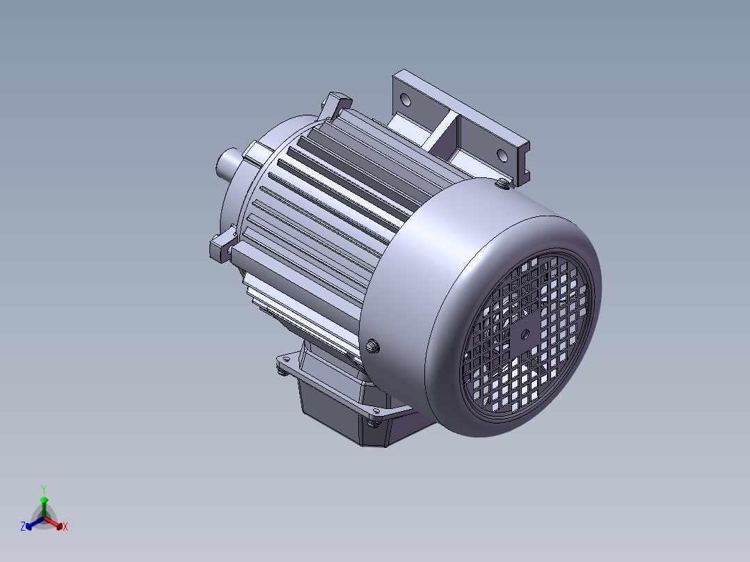 电机模型正等轴测图