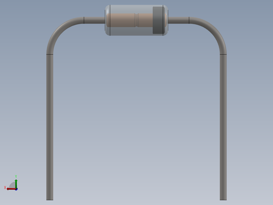 电容器 二极管 电阻器-Switching Diode 1N914后视图