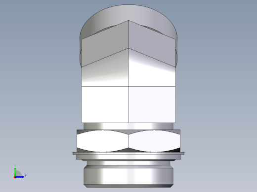 卡套式工业通用硬管接头EO_Adjustable_locknut_45_deg_elbow_VEE42LROMDCF左视缩略图