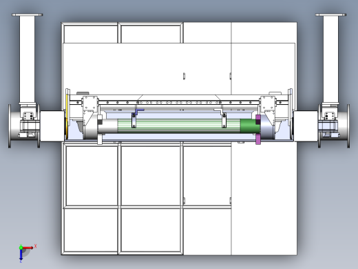 木板成形机器俯视缩略图