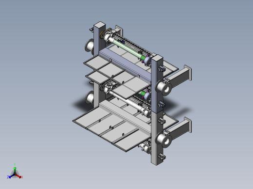 木板成形机器正等轴测缩略图