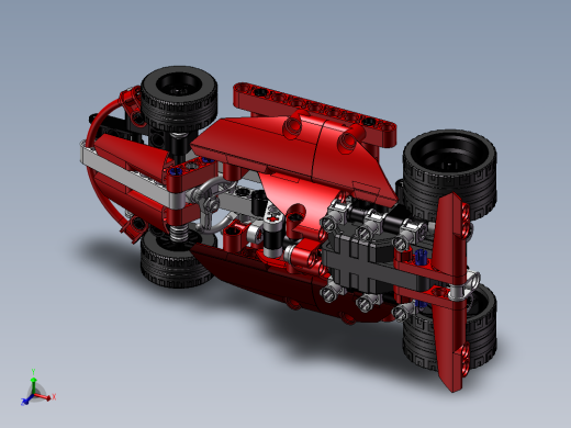 拼装玩具车模型