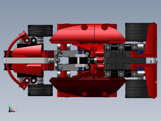 拼装玩具车模型前视缩略图