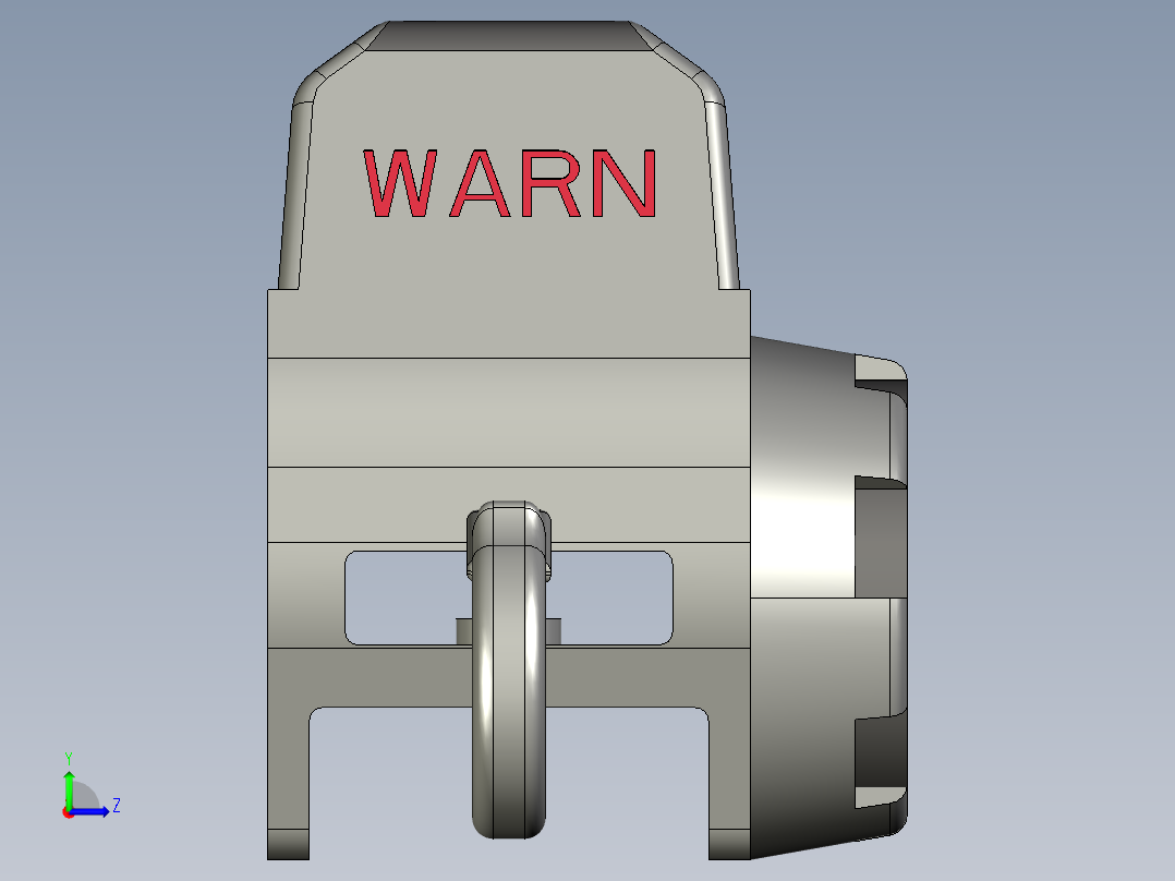 绞车 卷扬机 (26)左视图