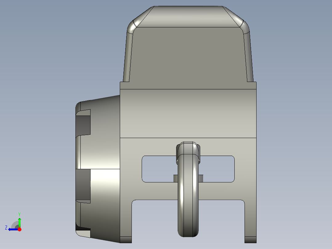 绞车 卷扬机 (26)右视图