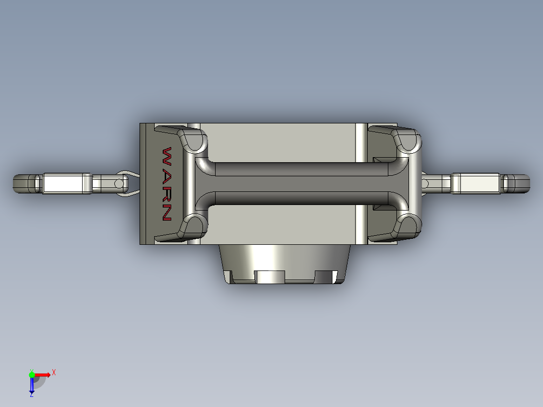 绞车 卷扬机 (26)俯视图