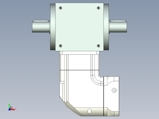 换向器PW140双轴 ZPGH115-L1 19-70-90-M5.stp前视缩略图