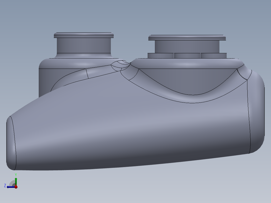 游戏手柄右视图