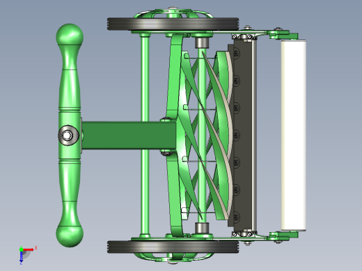 B2003978-割草机  摇把割草机俯视缩略图