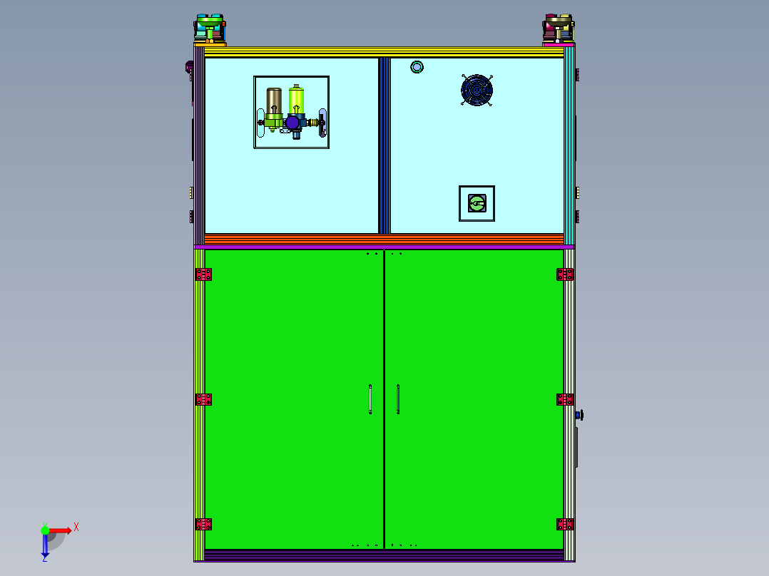 新能源汽车线束检测捆绑装置俯视图