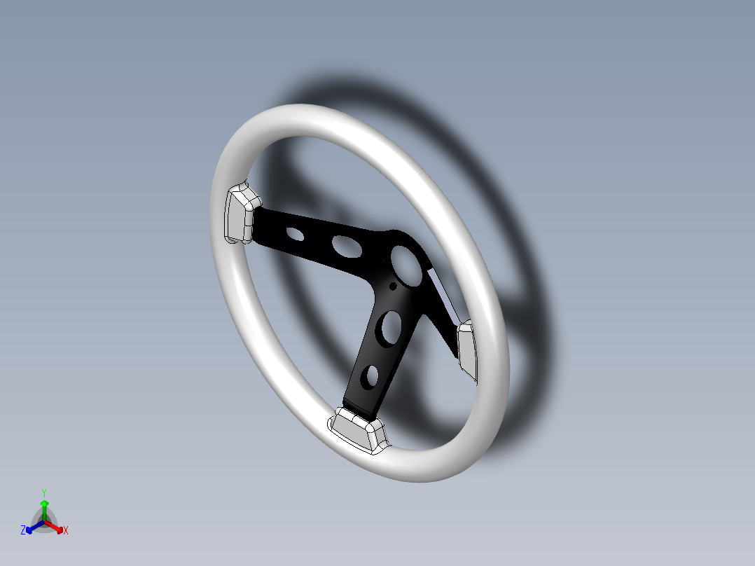 方向盘(39)正等轴测图