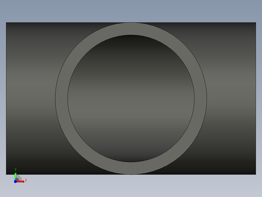 B3004496-4英寸PVC T形接头前视图