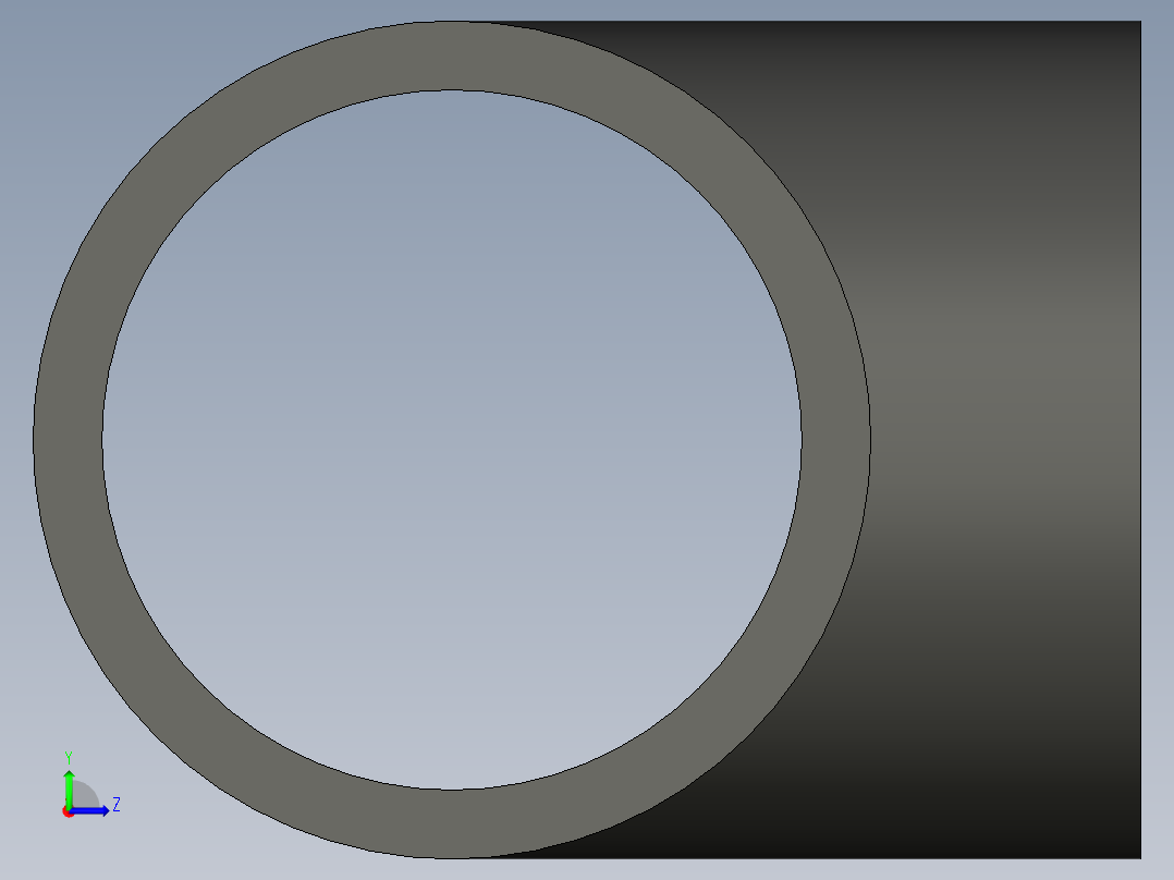 B3004496-4英寸PVC T形接头左视图