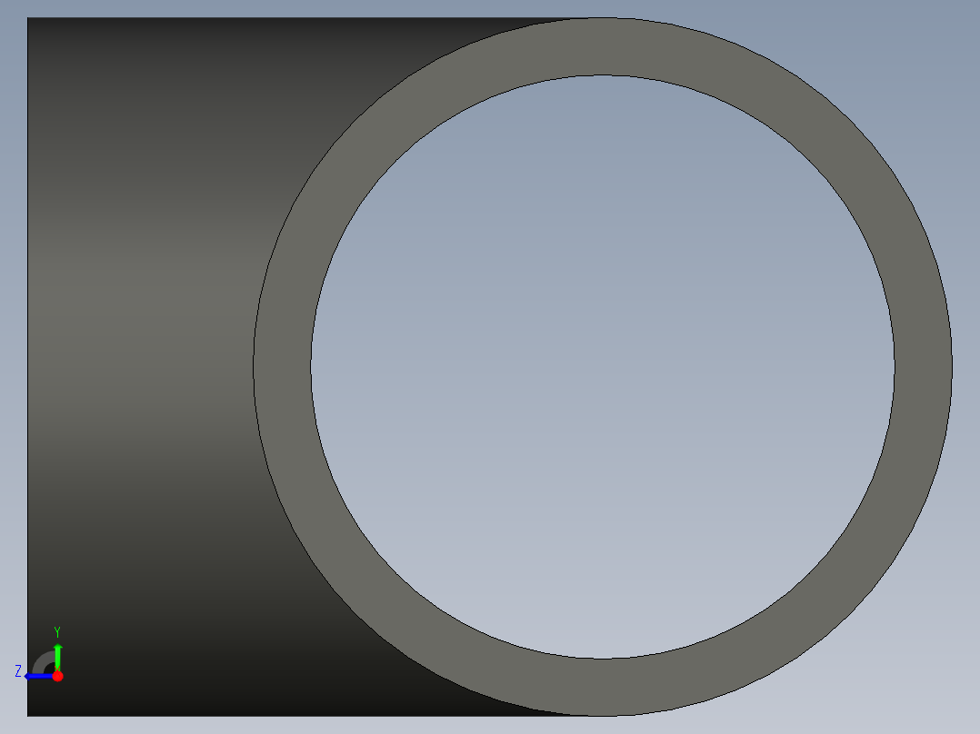 B3004496-4英寸PVC T形接头右视图